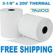 3-1/8" x 200' Thermal POS Paper Rolls